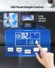 VEVOR Commercial Ice Maker Machine, 80 lbs/24h with 12Lbs Storage, 32 Cubes per Cycle
