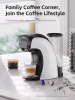 PSH17  4-in-1 Capsule Coffee Maker with 1400W Power, 20Bar Pressure, 100L Water Tank (50ml-120ml), Cold/Hot Coffee Extraction, Smart Touch Control